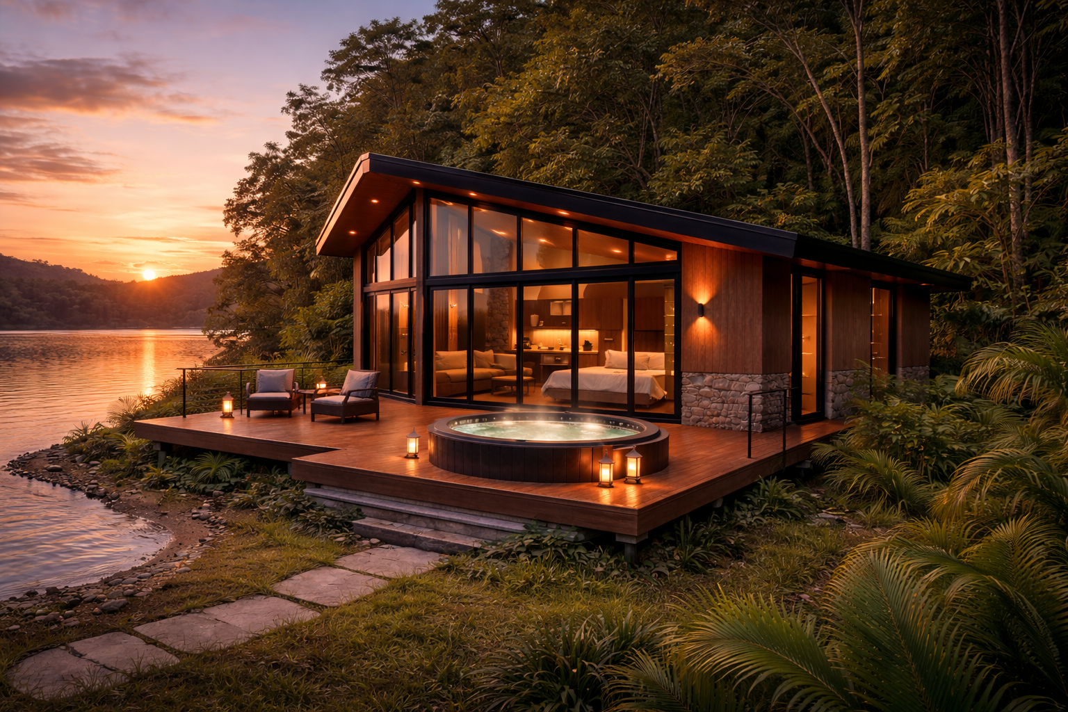 Integrada en la selva